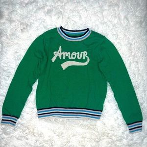 Lovely green sweater, kids size 7-8, Gymboree 💚